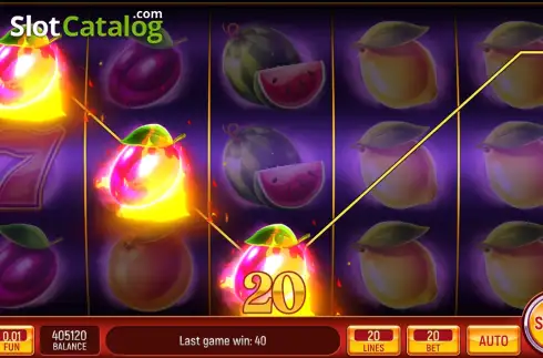 Οθόνη3. Fruits and Sevens (ABXplay) Κουλοχέρης