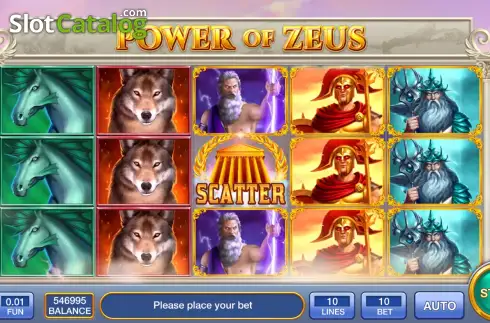 Οθόνη2. Power of Zeus (ABXplay) Κουλοχέρης