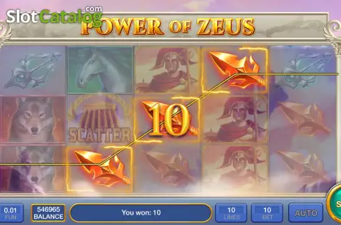 Οθόνη3. Power of Zeus (ABXplay) Κουλοχέρης