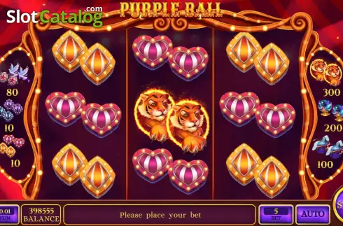 Οθόνη2. Purple Ball Κουλοχέρης