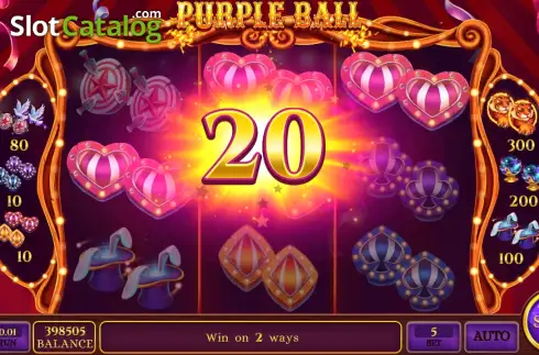 Οθόνη3. Purple Ball Κουλοχέρης