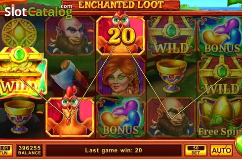 Οθόνη3. Enchanted Loot Κουλοχέρης 