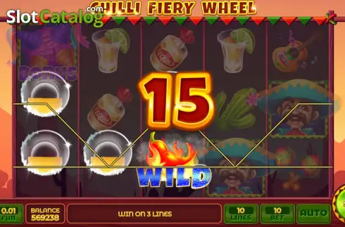Οθόνη3. Chilli Fiery Wheel Κουλοχέρης