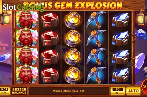 Οθόνη2. Bonus Gem Explosion Κουλοχέρης