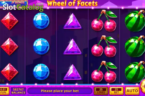 Οθόνη2. Wheel of Facets Κουλοχέρης