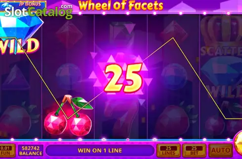 Οθόνη3. Wheel of Facets Κουλοχέρης