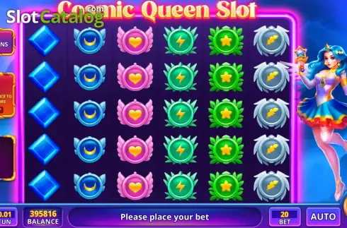 Οθόνη2. Cosmic Queen slot Κουλοχέρης