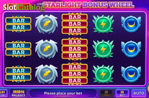 Οθόνη2. Starlight Bonus Wheel Κουλοχέρης
