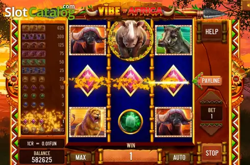 Οθόνη3. Vibe of Africa (3x3) Κουλοχέρης