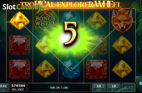 Οθόνη3. Tropical Explorer Wheel Κουλοχέρης 