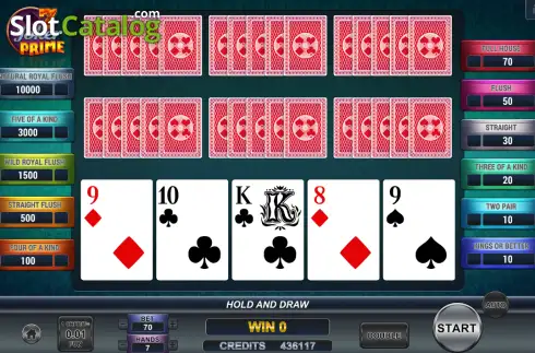 Οθόνη2. Poker 7 Joker Prime Κουλοχέρης
