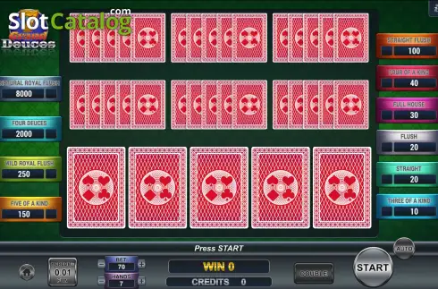 Οθόνη2. Poker 7 Grand Deuces Κουλοχέρης