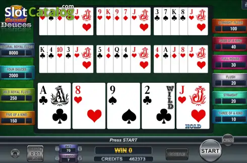 Οθόνη3. Poker 7 Grand Deuces Κουλοχέρης
