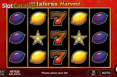Οθόνη2. Inferno Harvest Κουλοχέρης