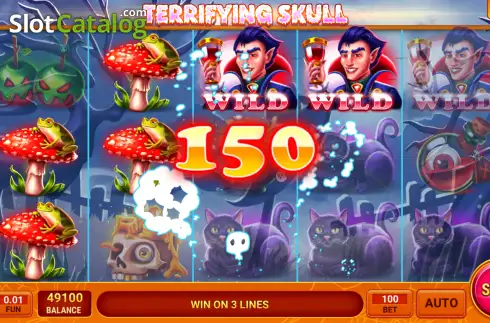 Οθόνη3. Terrifying Skull Κουλοχέρης