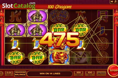 Οθόνη3. 100 Dragons - Open Tabs Κουλοχέρης