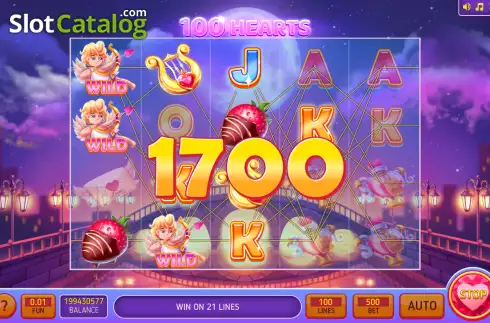 Οθόνη3. 100 Hearts - Open Tabs Κουλοχέρης