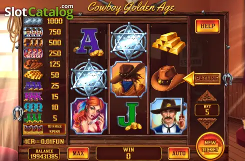 Οθόνη2. Cowboy Golden Age - Open Tabs (3x3) Κουλοχέρης