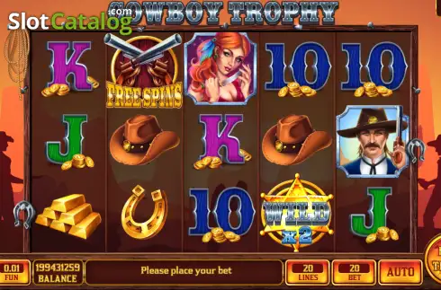 Οθόνη2. Cowboy Trophy - Open Tabs Κουλοχέρης 