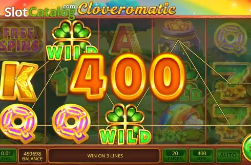Οθόνη3. Cloveromatic - Open Tabs Κουλοχέρης 