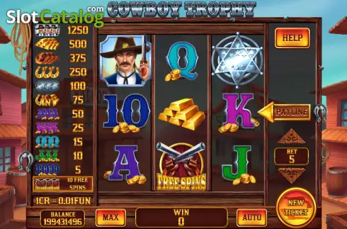 Οθόνη2. Cowboy Trophy - Open Tabs (3x3) Κουλοχέρης