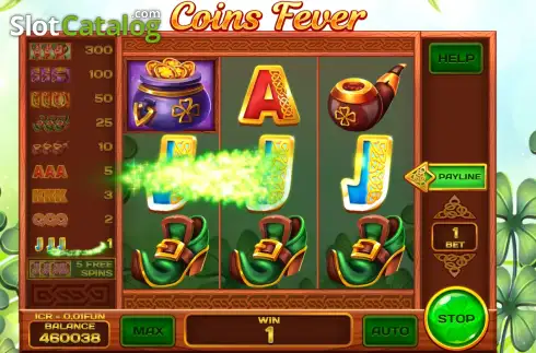 Οθόνη3. Coins Fever - Open Tabs (3x3) Κουλοχέρης