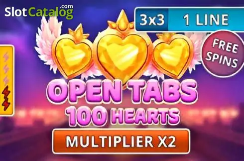100 Hearts - Open Tabs (3x3) Λογότυπο