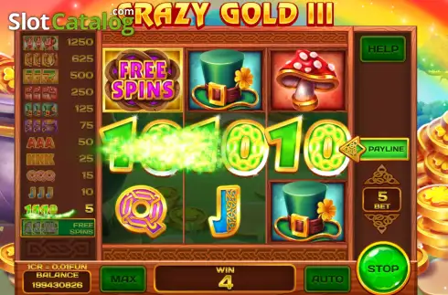 Οθόνη3. Crazy Gold III - Open Tabs (3x3) Κουλοχέρης 