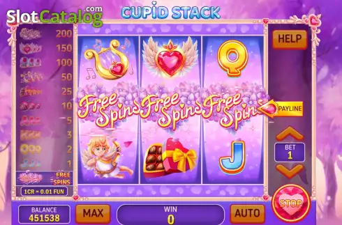 Οθόνη3. Cupid Stack - Open Tabs (3x3) Κουλοχέρης