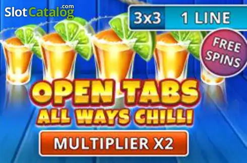 All Ways Chilli - Open Tabs (3x3) Λογότυπο All Ways Chilli - Open Tabs (3x3) Λογότυπο