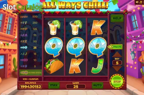 Οθόνη3. All Ways Chilli - Open Tabs (3x3) Κουλοχέρης