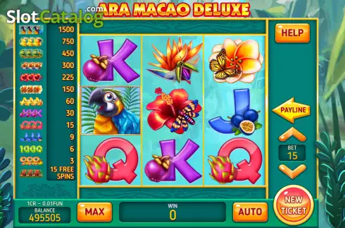 Οθόνη2. Ara Macao Deluxe - Open Tabs (3x3) Κουλοχέρης 