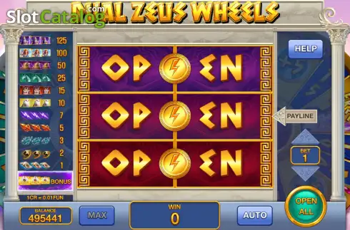 Οθόνη3. Dual Zeus Wheels - Open Tabs (3x3) Κουλοχέρης