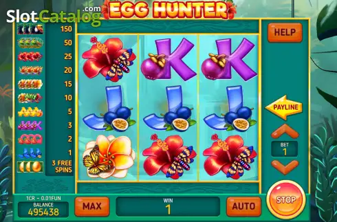 Οθόνη3. Egg Hunter - Open Tabs (3x3) Κουλοχέρης 