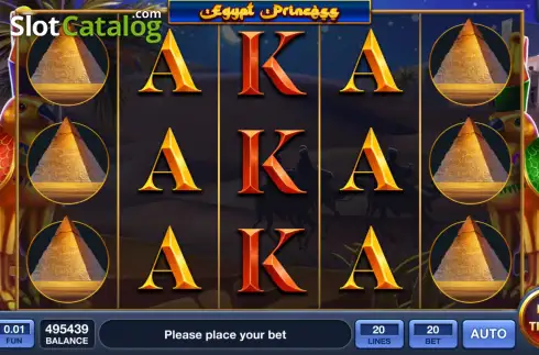 Οθόνη2. Egypt Princess - Open Tabs Κουλοχέρης 
