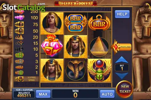 Οθόνη2. Egypt Riddles - Open Tabs (3x3) Κουλοχέρης