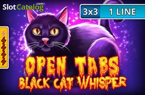 Black Cat Whisper - Open Tabs (3x3) Λογότυπο Black Cat Whisper - Open Tabs (3x3) Λογότυπο