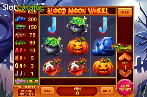 Οθόνη2. Blood Moon Wheel - Open Tabs (3x3) Κουλοχέρης