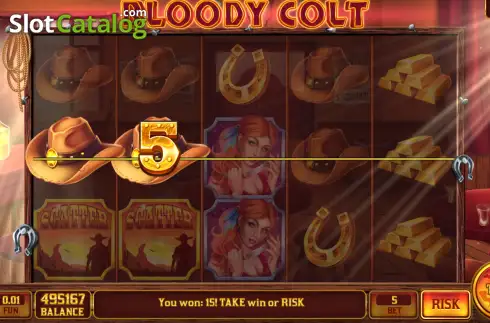 Οθόνη3. Bloody Colt - Open Tabs Κουλοχέρης 