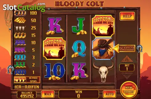 Οθόνη2. Bloody Colt - Open Tabs (3x3) Κουλοχέρης
