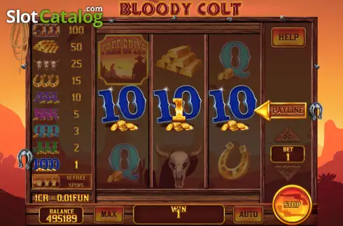 Οθόνη3. Bloody Colt - Open Tabs (3x3) Κουλοχέρης