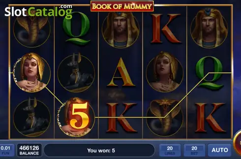 Οθόνη3. Book of Mummy - Open Tabs Κουλοχέρης 