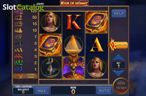 Οθόνη2. Book of Mummy - Open Tabs (3x3) Κουλοχέρης
