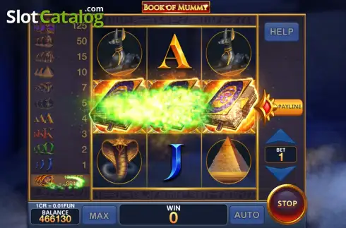 Οθόνη3. Book of Mummy - Open Tabs (3x3) Κουλοχέρης