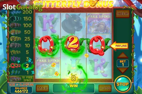 Οθόνη3. Butterfly Bonus - Open Tabs (3x3) Κουλοχέρης 