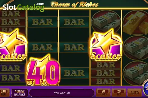 Οθόνη3. Charm of Riches - Open Tabs Κουλοχέρης