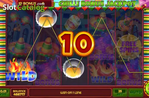 Οθόνη3. Chilli Bonus Jackpot - Open Tabs Κουλοχέρης