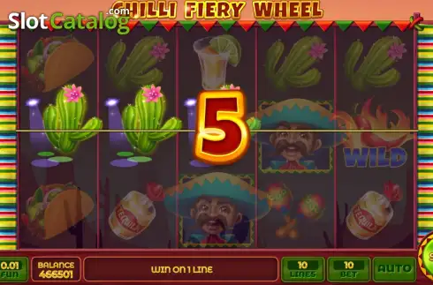 Οθόνη3. Chilli Fiery Wheel - Open Tabs Κουλοχέρης