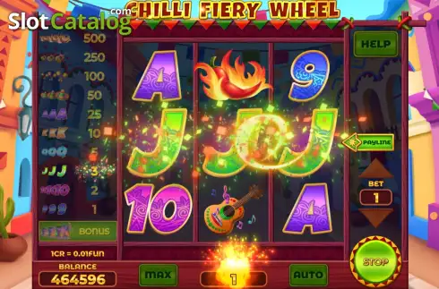 Οθόνη3. Chilli Fiery Wheel - Open Tabs (3x3) Κουλοχέρης