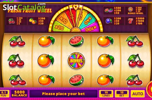 Οθόνη2. Fresh Fruit Wheel Κουλοχέρης